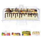 Cake Stand with Lid - Extra Large 17' Rectangular