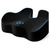 Memory Foam Seat Cushion with Handles (Black)