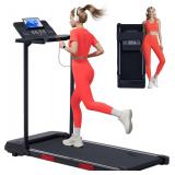 $180 Electic Walking Pad with Handle Bar 0.6-10MPH, 400LBS