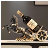 Horse Resin Wine Bottle Holder - Tabletop Decor