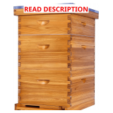 $143 10-Frame Langstroth Bee Hive Kit (2 Deep + 1 Medium)