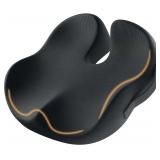 ProtoArc Seat Cushion, Ergonomic Memory Foam, Black