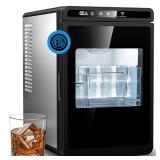 $350 Clear Ice Square Maker, 200 PCS/Day, Auto Cleaning