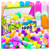 1000pcs Empty Plastic Easter Eggs for Easter Hunt