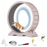 Cat Exercise Wheel 45' Treadmill - Carpet (Pink)
