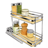 Lynk Elite Pull-Out Spice Rack Organizer, 4.25'W