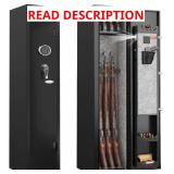 $166 KAER 2-3 Gun Safe with Removable Shelf & LED Light