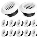 VIHOSE 12 Pcs 4' ABS Adjustable Vent Covers with Screen