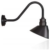 10 Inch Outdoor Gooseneck Light with Arm - Sign Lighting