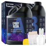 Epoxy Resin 1 Gallon - Crystal Clear Kit (2x1/2 Gal)