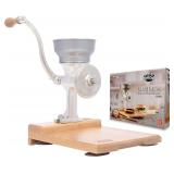Corona Cast Iron Grain Mill with Table   Manual Grinder