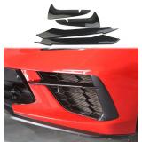 Crosselec Carbon Fiber Front Bumper Fog Light Trims C8