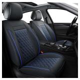 $170 Leather Car Seat Covers Full Set, Universal Fit