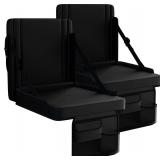 Stadium Seats with Back Support, 2-Pack Bleacher Chairs