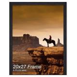 A Plus Max 20x27 Frame, Black Wood Picture Frame 20x27