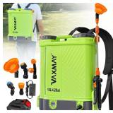 VAXMAY 4-Gallon Battery Backpack Sprayer, 100 PSI