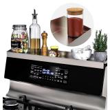 IIIOIIIA Stove Top Magnetic Shelf, 30' Spice Rack