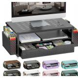 Gianotter Desk Organizer: Monitor Stand with Drawer