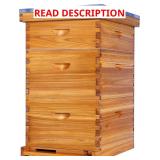 $143 10-Frame Langstroth Bee Hive Kit (2 Deep + 1 Medium)