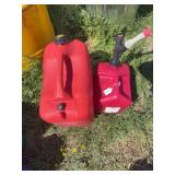 Set of gas tanks/containers