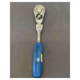Cornwell 3/8 in. Drive Flex-Head Ratchet – Blue Comfort Grip