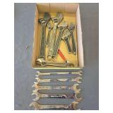 Mac Tools Double-End Open-End Wrench Set & Assorted Adjustable Wrenches