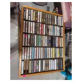 3 large cases of cassette tapes