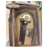 Heavy-Duty Industrial Coil Springs, Threaded Studs & Sledge Hammer
