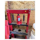 Hydraulic Shop Press with 12-Ton Bottle Jack