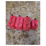 6 gallon gas cans.