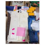 Vintage Barbie Wardrobe Case with Band-Aid Tins, Kodak Slide Boxes & Sewing Case