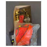 Hi-Viz Reflective Safety Vest with Assorted Door Hardware & Metal Rack