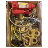 2-Ton Hydraulic Bottle Jack with Tow/Recovery Hardware & Misc. Shop Parts