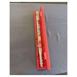 Snap-on 1/2” Drive Click-Type Torque Wrench with Case