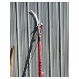 Telescoping Pole Pruner with Curved Saw Blade & Rope Cutter