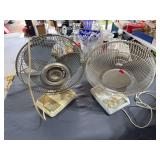 2 oscillating fans (untested)