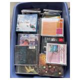 Tote of mixed CDs