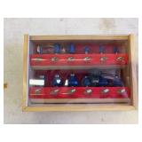 15-Piece Carbide-Tipped Router Bit Set in Wooden Display Case – Straight, Roundover, Cove & Dovetail Bits