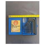 Mac Tools 15-Piece Metric Short Arm Hex Key Set – 0.7mm to 17mm – Metal Case