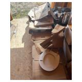Madison 3-Seat Cushion Patio Swing with Assorted Replacement Toilet Seats & Bathroom Fixtures
