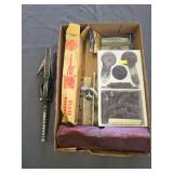 Rotary tool attachments,  glaze breakers and other tools.