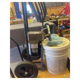 Portable Electric Airless Paint Sprayer/Pump with Hose & Cart