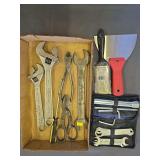 Adjustable Wrenches, Tin Snips and Assorted Hand Tools