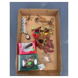 Vintage Christmas Ornaments & Decorations – Hallmark Reindeer, Plush Reindeer, Stars & Icicle Ornaments