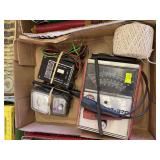 Automotive Diagnostic & Service Tool Lot – Tach/Dwell Meter, Resistance Tester, Remote Starter Switch & SuperFlow Air Compressor