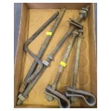 Metal bolts.