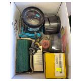 Box with miscellaneous hardware