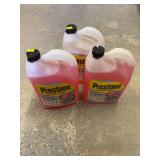 2 1/2 bottles of Prestone waterline antifreeze