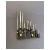 Snap-on 10-Piece Assorted Flat Blade Screwdriver Set