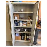 Shop cabinet WITH CONTENTS